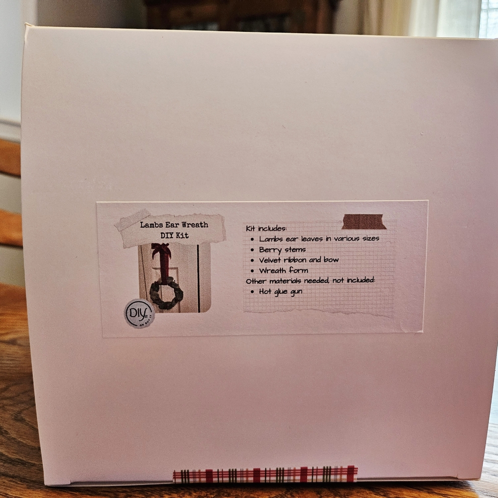 DIY Lamb's Ear Wreath Kit